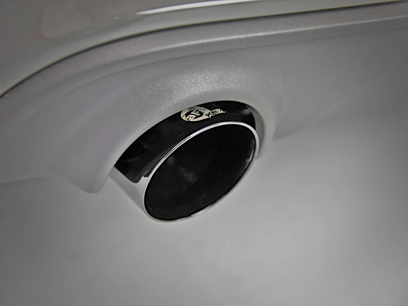 aFe MACH Force-XP 4-1/2in Black OE Replacement Exhaust Tips - 15-19 Dodge Charger/Hellcat