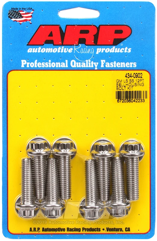 ARP GM LS 12pt Bellhousing Bolt Kit for GM LS