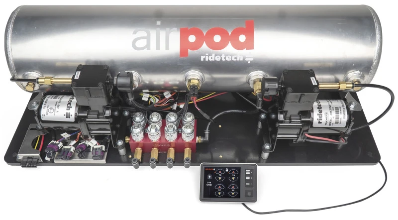 ridetech_30514100-67947d5fbcc13 Ridetech RidePro E5 Air Ride Suspension Control System 5 Gallon Dual Compressor AirPod 1/4in Valves