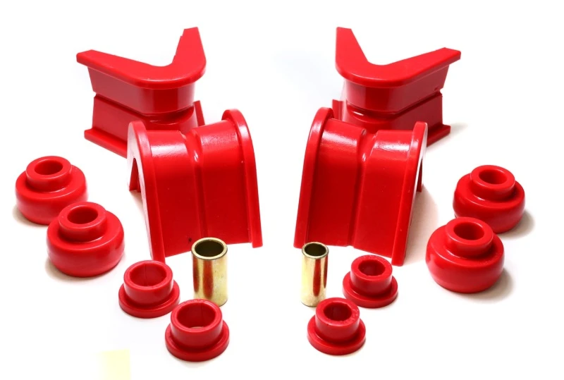 Energy Suspension 76-77 Ford Bronco/66-72 F-100/F-150 Rot 7 Grad Offset Komplett 14 Pc C-Bushing-Set