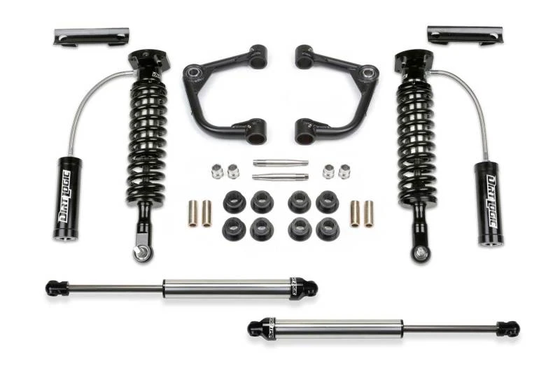 Fabtech 15-20 Ford F150 4WD 2-Zoll-Uniball-UCA-System mit DL 2,5 Resi und 2,25