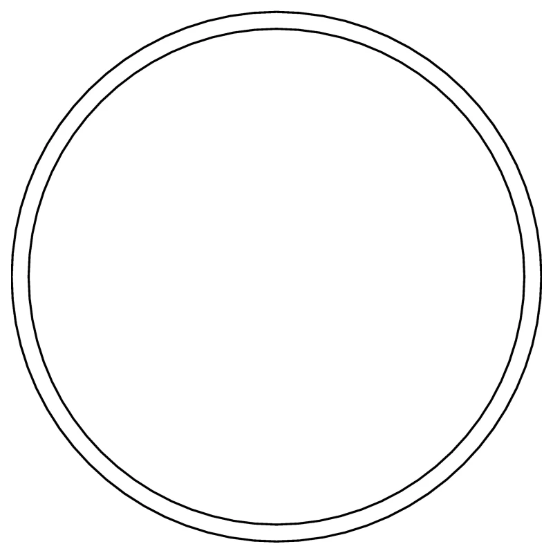 Cometic Holley 4500 Dominator.060in Faserluftfilter-Montage-Dichtung - 7,3125in Durchmesser