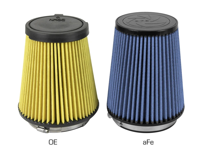 aFe MagnumFLOW Ersatzluftfilter mit Pro 5R Media 16-19 Ford Mustang GT350 V8-5.2L