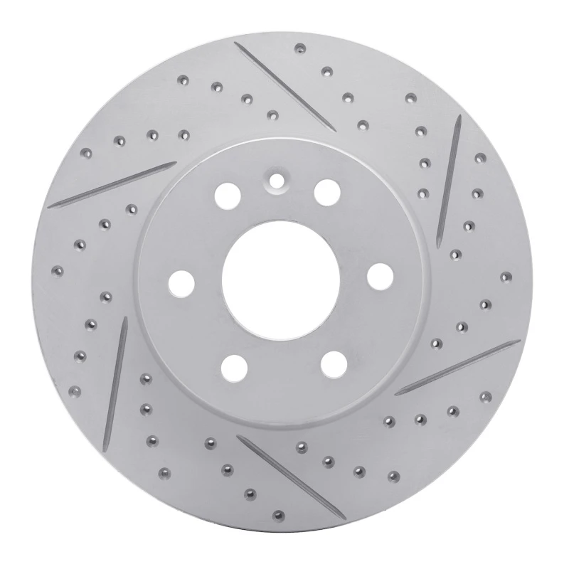 DFC 15-20 Chevrolet Colorado Front Right Drilled & Slotted Geoperformance Rotor
