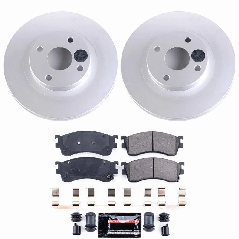 Power Stop 01-03 Mazda Protege Front Z23 Coated Brake Kit