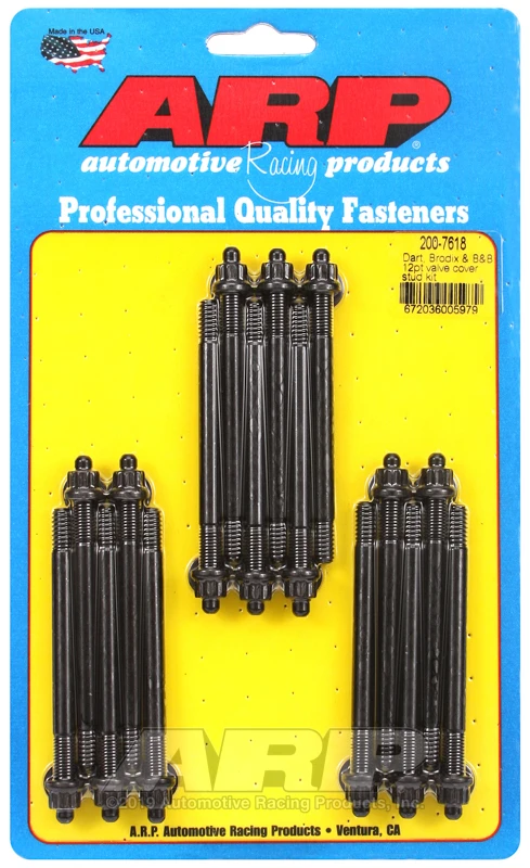 ARP Dart Brodix & B&B 12pt Ventildeckelschrauben-Satz