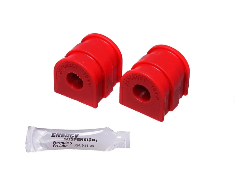 Energy Suspension 10-14 VW Golf (Basis)/10-14 VW GTI Rot 18,5mm Hinterer Stabilisatorbuchsen-Satz