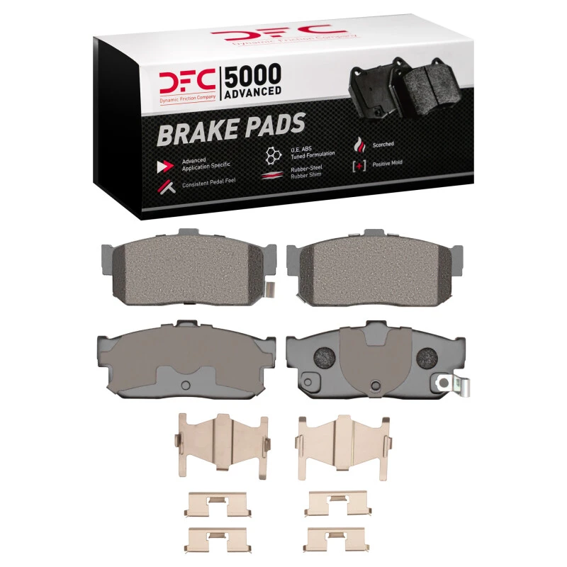 DFC 91-01 Infiniti I30 Rear 5000 Advanced Ceramic Brake Pads and Hardware Kit