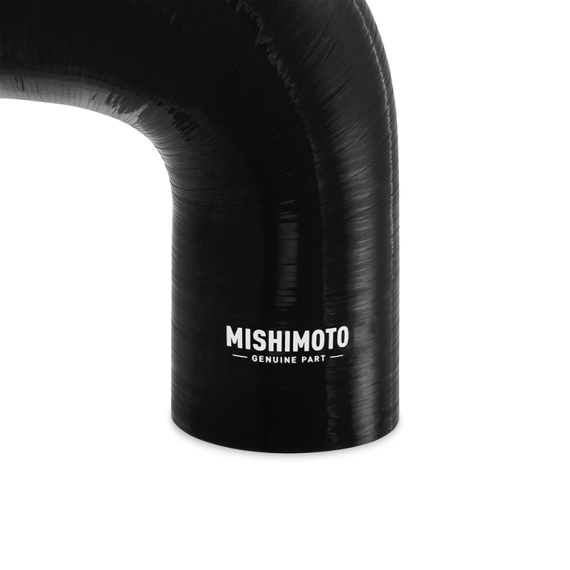 Mishimoto Silikon-Reduzier-Kupplung 90 Grad 2,5 Zoll auf 4 Zoll - Schwarz