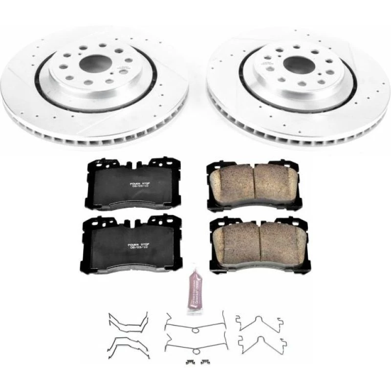 powerstop_K4687-6794529f7d8b3 Power Stop 10-17 Lexus LS460 Front Z23 Evolution Sport Brake Kit