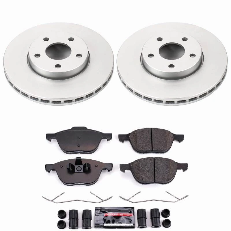 Power Stop 13-18 Ford C-Max Front Z23 Coated Brake Kit