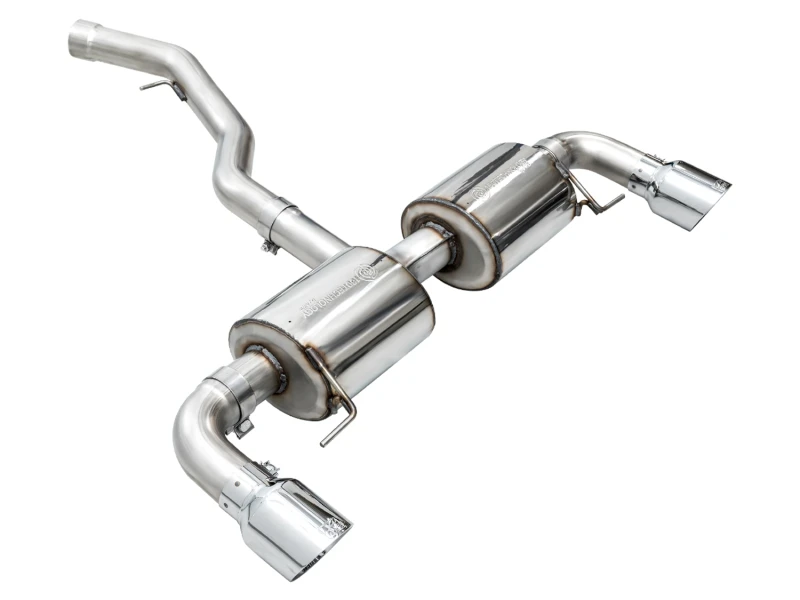 AWE 19-23 BMW 330i / 21-23 BMW 430i Basis G2X Touring Axle Back Auspuff - Chrom Silber