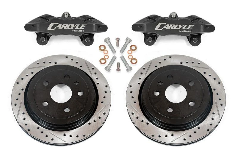 BMR Suspension 08-09 Pontiac GT Bremse Kit für 15-Zoll-Umbau gebohrte und geschlitzte Rotoren - Schwarz