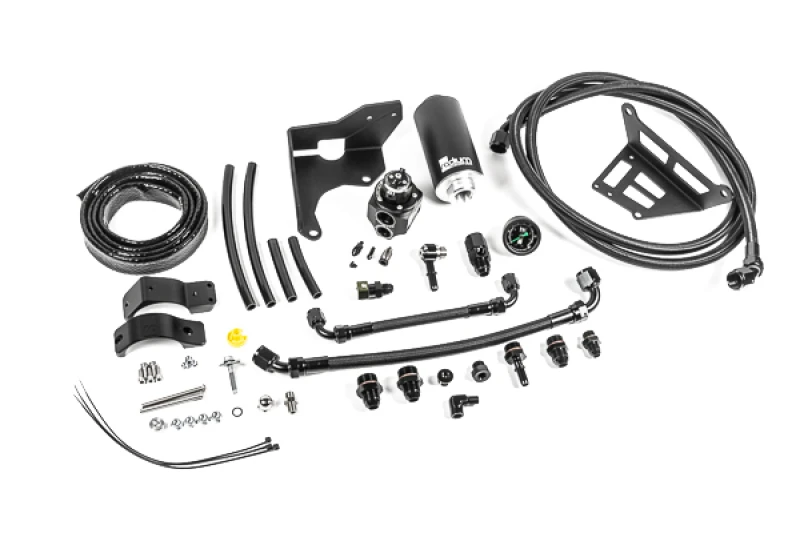 Radium Engineering Fuel Hanger Plumbing Kit w/ Microglass Filter for 14-19 Chevrolet Corvette