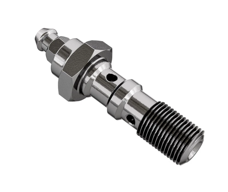 Goodridge Doppelbanjo-Entlüftungsschraube 3/8x24