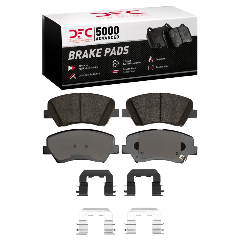 DFC 10-24 Hyundai Elantra Coupe Front 5000 Advanced Ceramic Brake Pads and Hardware Kit