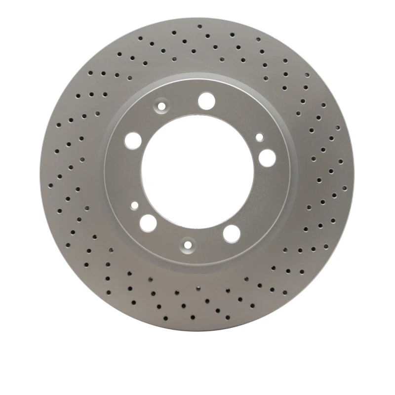 DFC 94-98 Porsche 911 Right Front Drilled GeoSPEC Coated Rotor