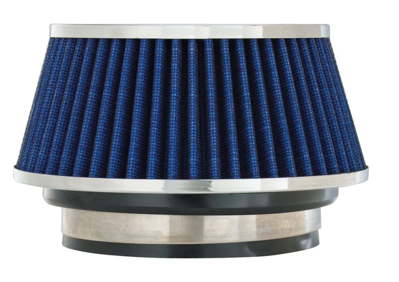 Spectre Einstellbarer Konischer Luftfilter 2-1/2in. Hoch (Passt für 3in. / 3-1/2in. / 4in. Rohre) - Blau