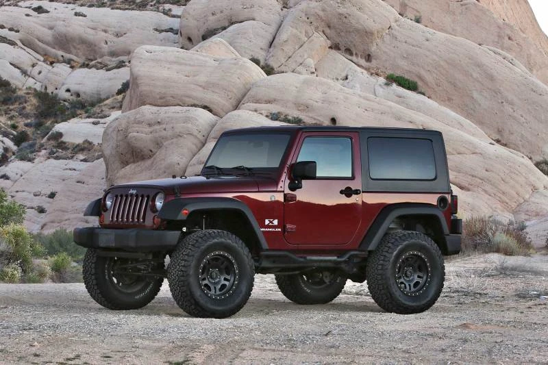 Fabtech 07-18 Jeep JK 4WD 2-Türer 3-Zoll-Sport-System mit DL-Stoßdämpfern