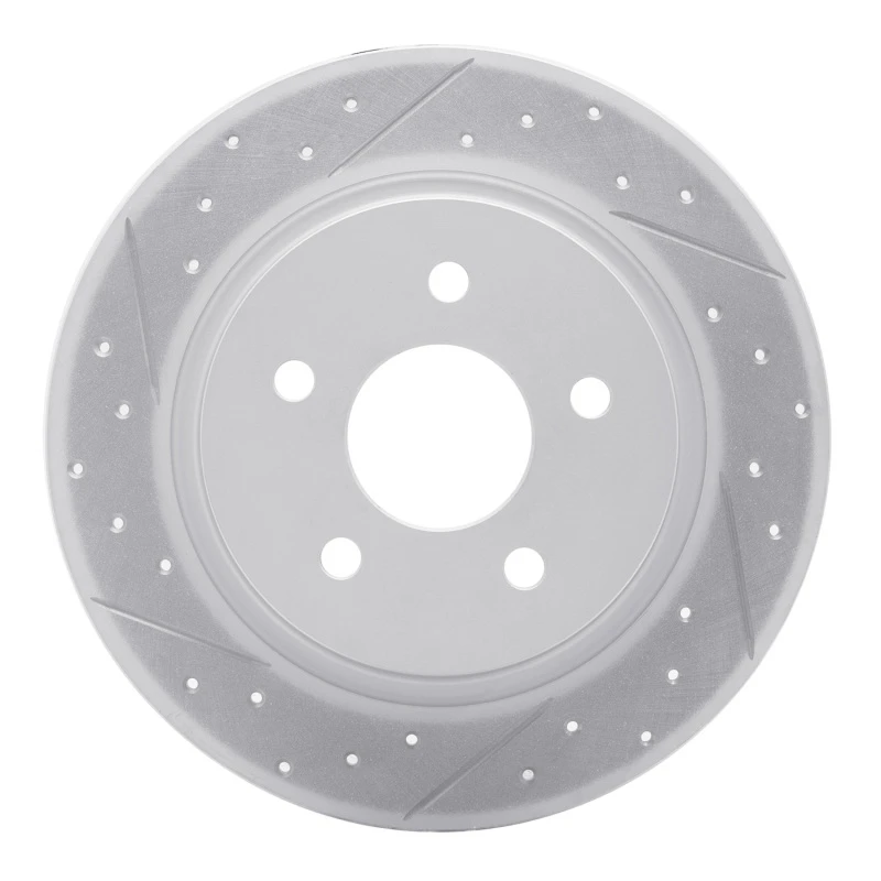 DFC 13-18 Ford C-Max Rear Left Drilled & Slotted Geoperformance Rotor