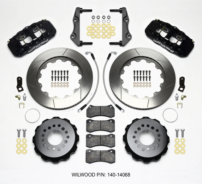 Wilwood AERO4 Rear Kit 14.25in 2014-Up Challenger w/Lines