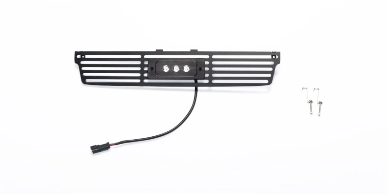 Putco 15-19 GMC Sierra HD Schwarzes Balken-Design Stoßstangengitter-Einsatz mit 6-Zoll-Luminix-Lichtleiste