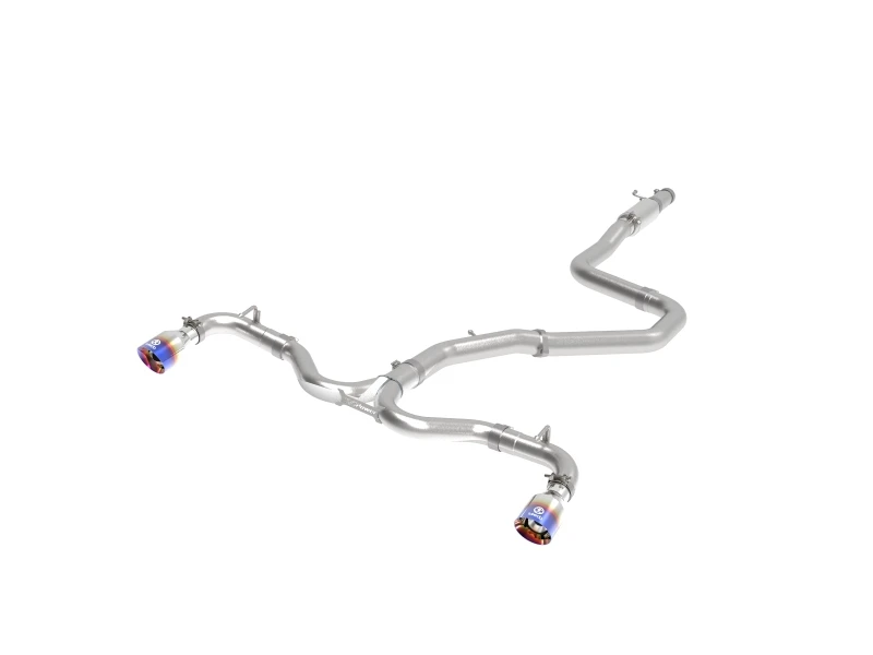 aFe Takeda 304SS Kat-Back-Auspuff mit Blue-Flame-Tips