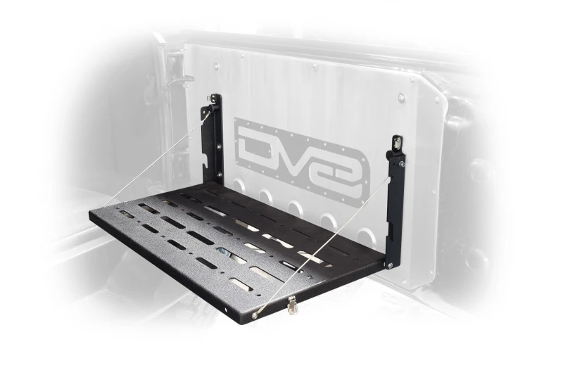 DV8 Jeep JK Heckklappentisch (Trail Table) - Schwarz