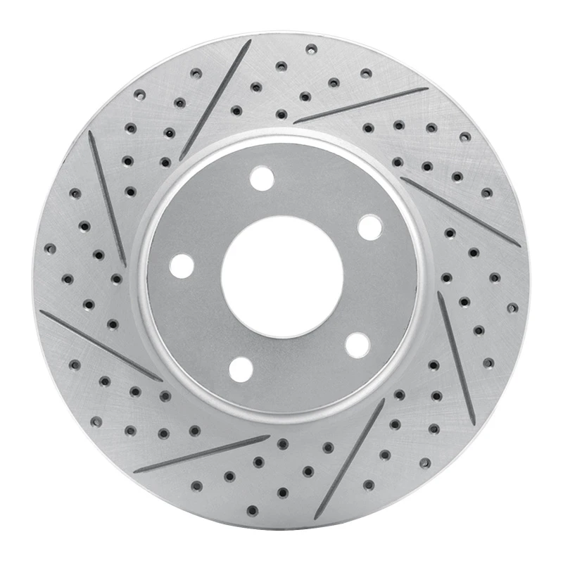 DFC 02-17 Infiniti Q45 Front Left Drilled & Slotted Geoperformance Rotor