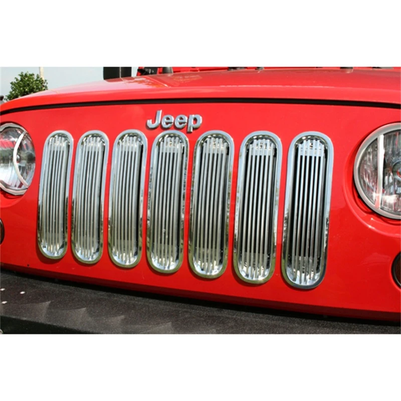 Rugged Ridge Billet-Grill-Einsatz Poliertes Alu 07-18 Jeep Wrangler