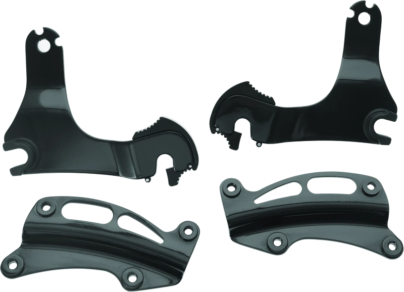 Kuryakyn Quick Release Mount für Multi-Purpose Backrest 14-Up Touring Modelle Schwarz