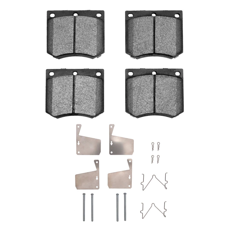 DFC 70-83 DeLorean DMC 12 Front 5000 Advanced Ceramic Brake Pads and Hardware Kit