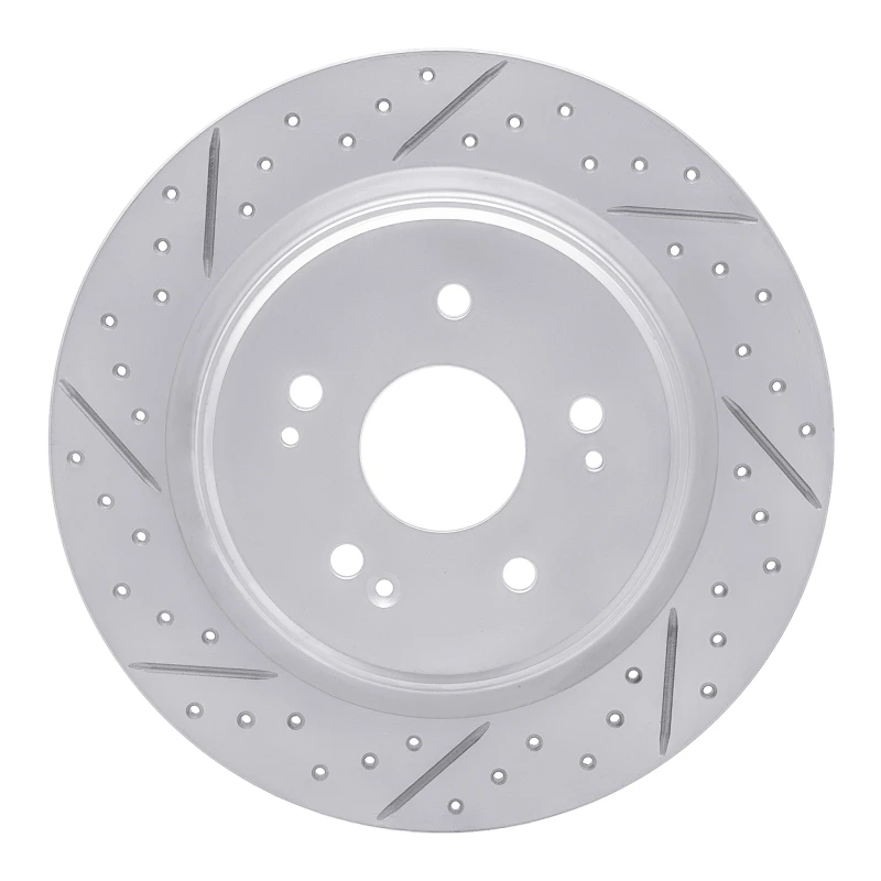 DFC 15-26 Acura Adx Rear Left Drilled & Slotted Geoperformance Rotor
