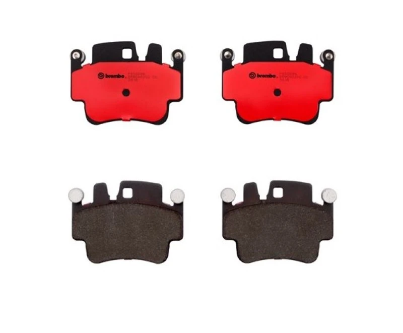 Brembo 99-05 Porsche 911/00-04 Boxster/06-07 Cayman Vorderer Premium NAO Keramik OE Äquivalent Pad