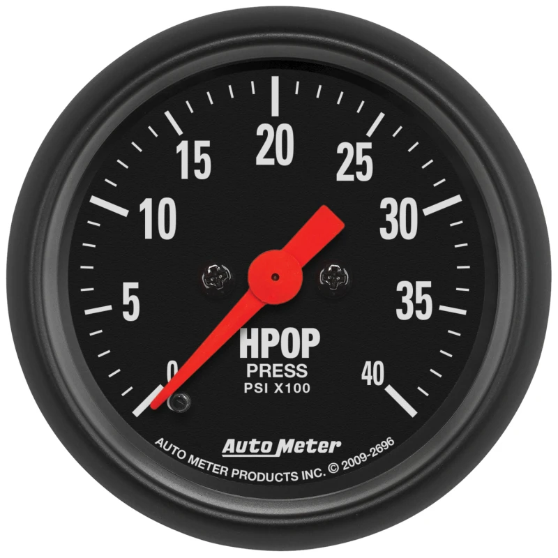 Autometer Z-Serie 2-1/16in 4K PSI Hochdruck-Ölpumpenmanometer mit digitalem Schrittmotor