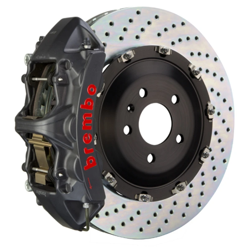Brembo 25+ BMW X3 30 xDrive (G45) Front GT-S BBK 6 Piston Cast 380x34 2pc Rotor Drilled - Black HA