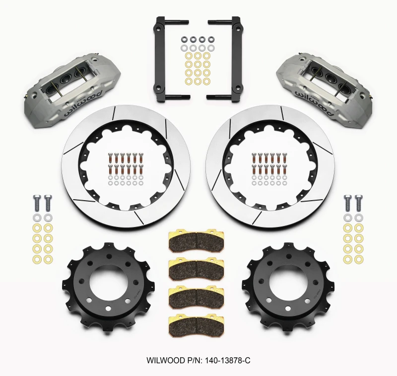Wilwood TX6R Hinterrad-Kit 16,00 Zoll klar Ano 1999-2010 GM H2 / 2500 4,63 Cntr