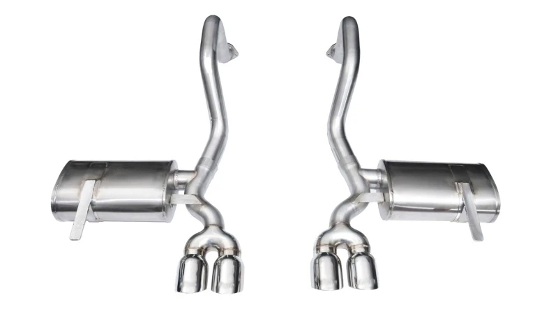 Corsa 1997-2004 Chevrolet Corvette C5 Z06 5,7L V8 Poliertes Xtreme Axle-Back-Abgasanlage