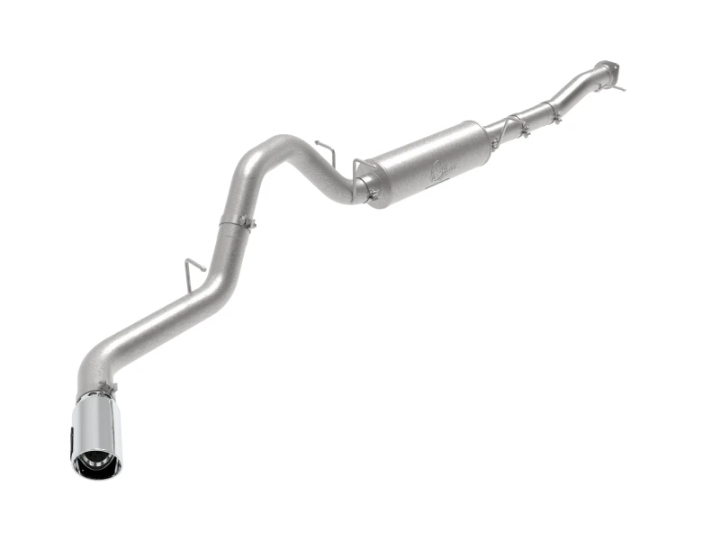 aFe Apollo GT Serie 3in 409SS Kat-Abgasanlage mit poliertem Endrohr 2020 GM 2500/3500HD V8 6.6L L8T