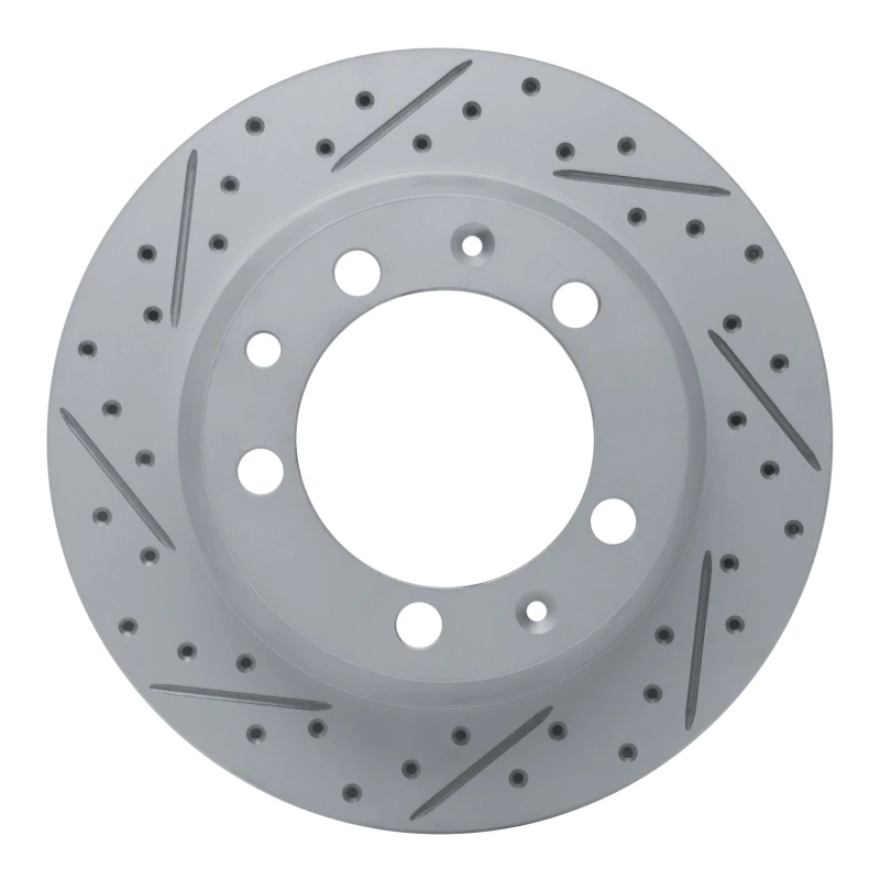 DFC 77-88 Porsche 924 Rear Left Drilled & Slotted Geoperformance Rotor