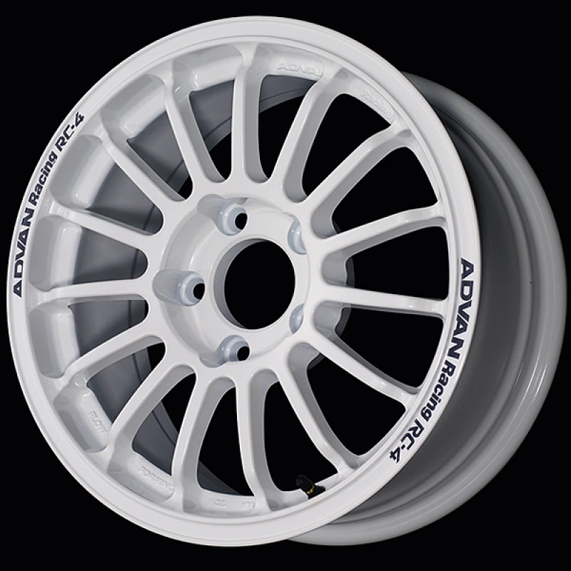 Advan RC-4 15x6.5 / +35 Offset / 5x114.3 / 73mm Bore / Rally White