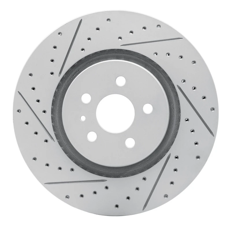 DFC 15-21 Ford Fusion Front Left Drilled & Slotted Geoperformance Rotor