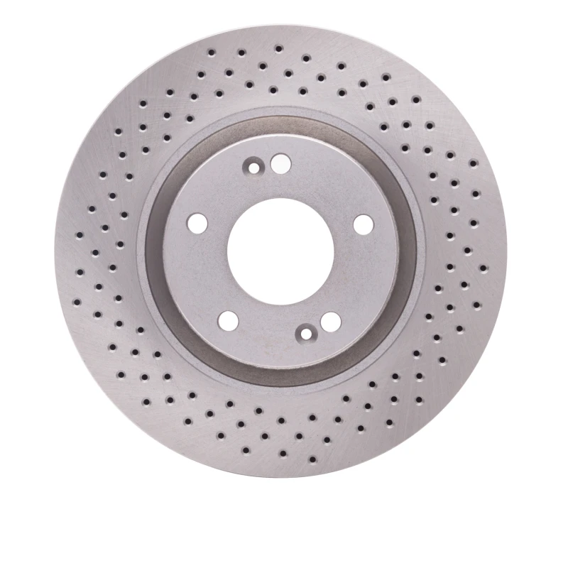 DFC 07-08 Hyundai Tiburon Front Drilled Brake Rotor