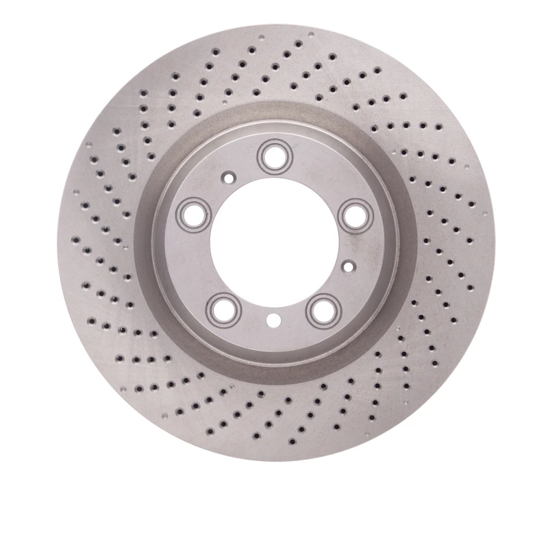 DFC 07-13 Porsche 911 Left Rear Drilled Brake Rotor