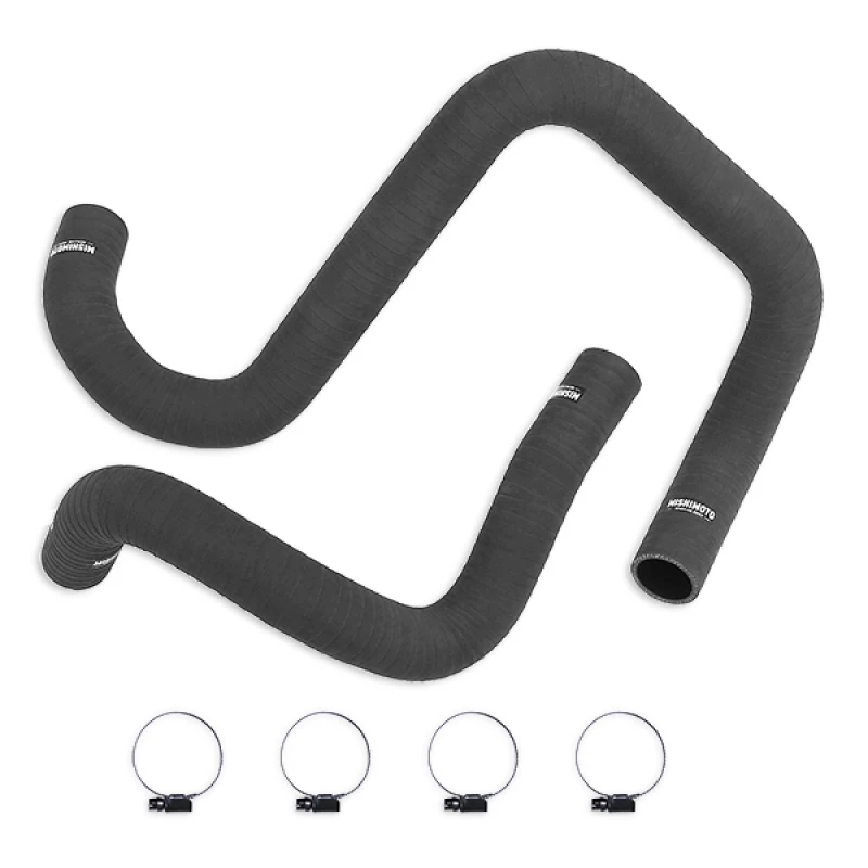 Mishimoto 2012+ Jeep Wrangler 6-Zylinder matt-schwarzes Silikon-Schlauch-Kit