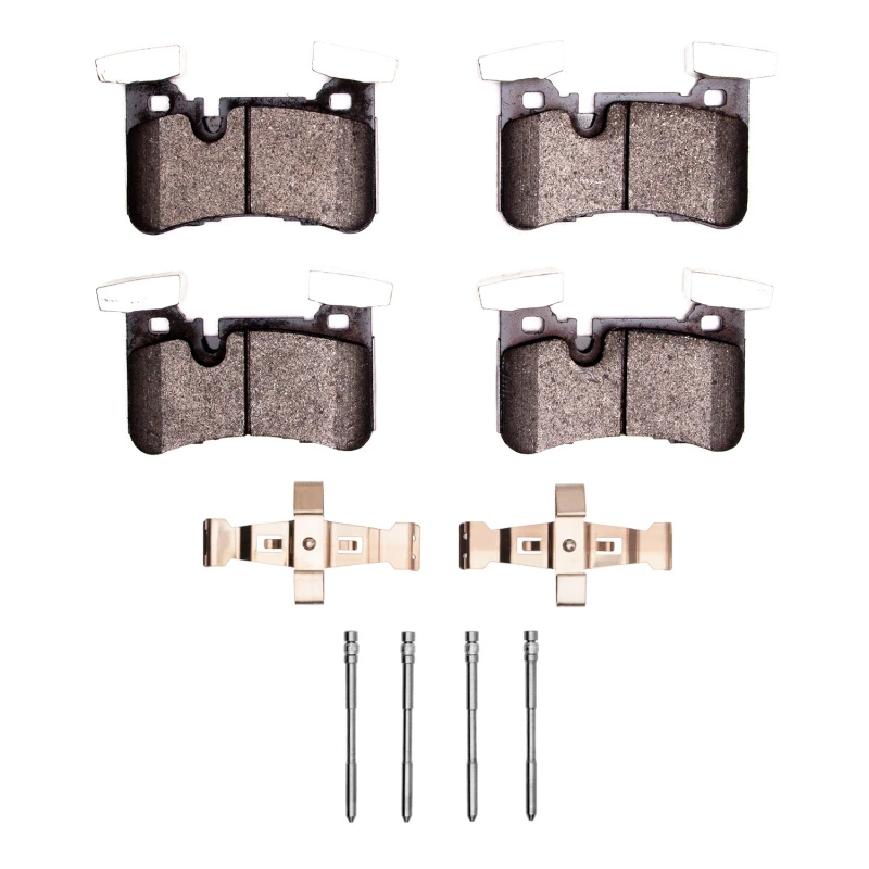 DFC 11-13 Mercedes-Benz C63 AMG Rear 5000 Advanced Low Metallic Brake Pads and Hardware Kit