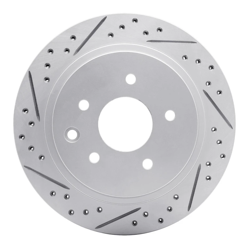 DFC 02-06 Infiniti Q45 Rear Left Drilled & Slotted Geoperformance Rotor