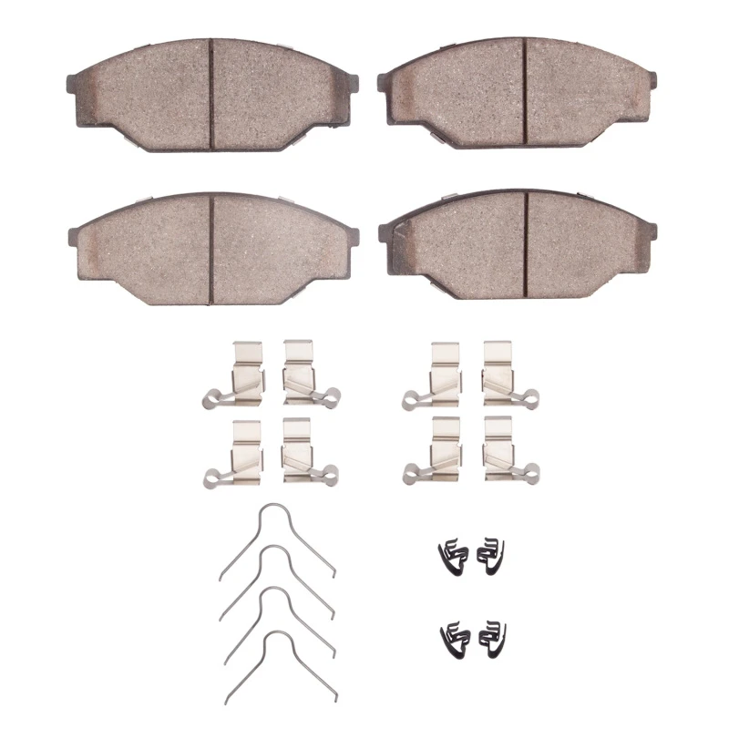 DFC 85-93 Toyota Pickup Front 5000 Advanced Ceramic Brake Pads and Hardware Kit