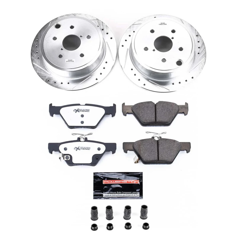 Power Stop Rear Z26 Street Brake Kit for 2021 Subaru WRX