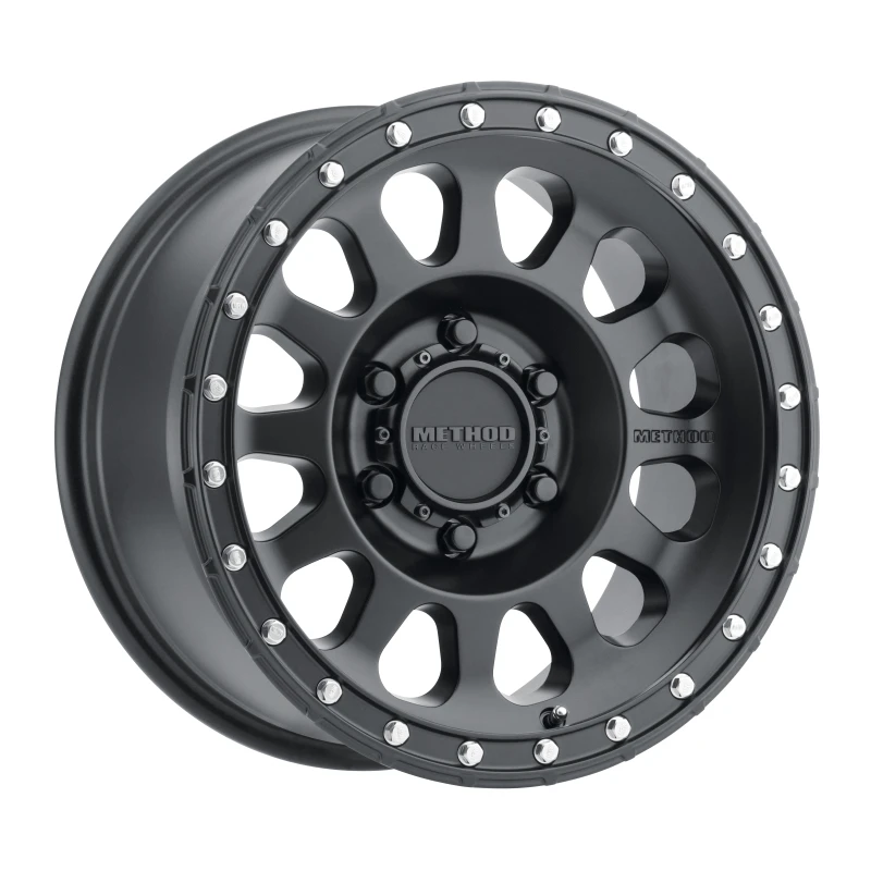 Method MR315 17x8.5 0mm Offset 6x135 87mm CB Matte Black Felge
